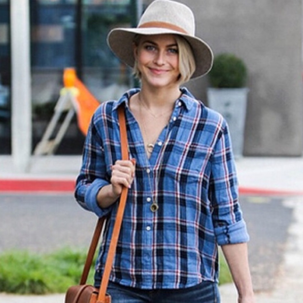 Madewell | Plaid Button Up Cozy Shirt/Flannel S